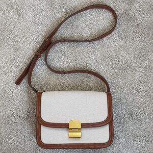 Mango Canvas Crossbody Bag